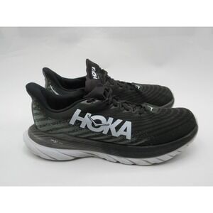 Hoka One One Mach 5 Running Shoes Mens Size 8 Black Gray White Road Cushioned